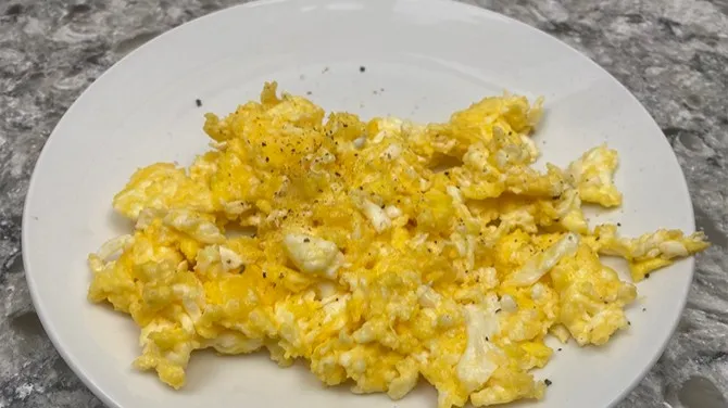 Dad's Waffle House Cheese Eggs