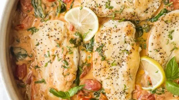 Easy 30 Minute Creamy Tuscan Chicken