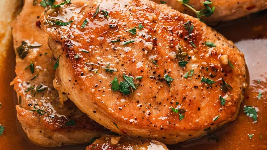 Apple Glazed Pork Chops